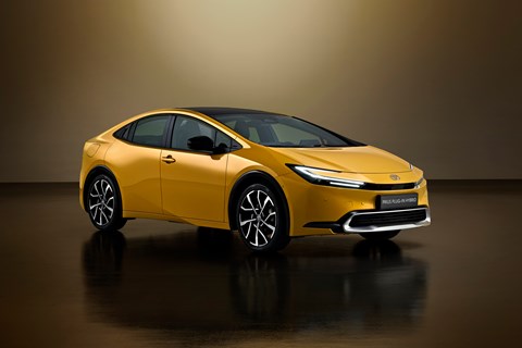 The new 2023 Toyota Prius hybrid: not being sold in UK